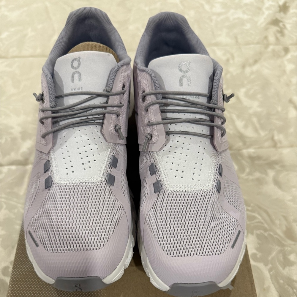 On Running Women's Lavender and Gray Sneakers